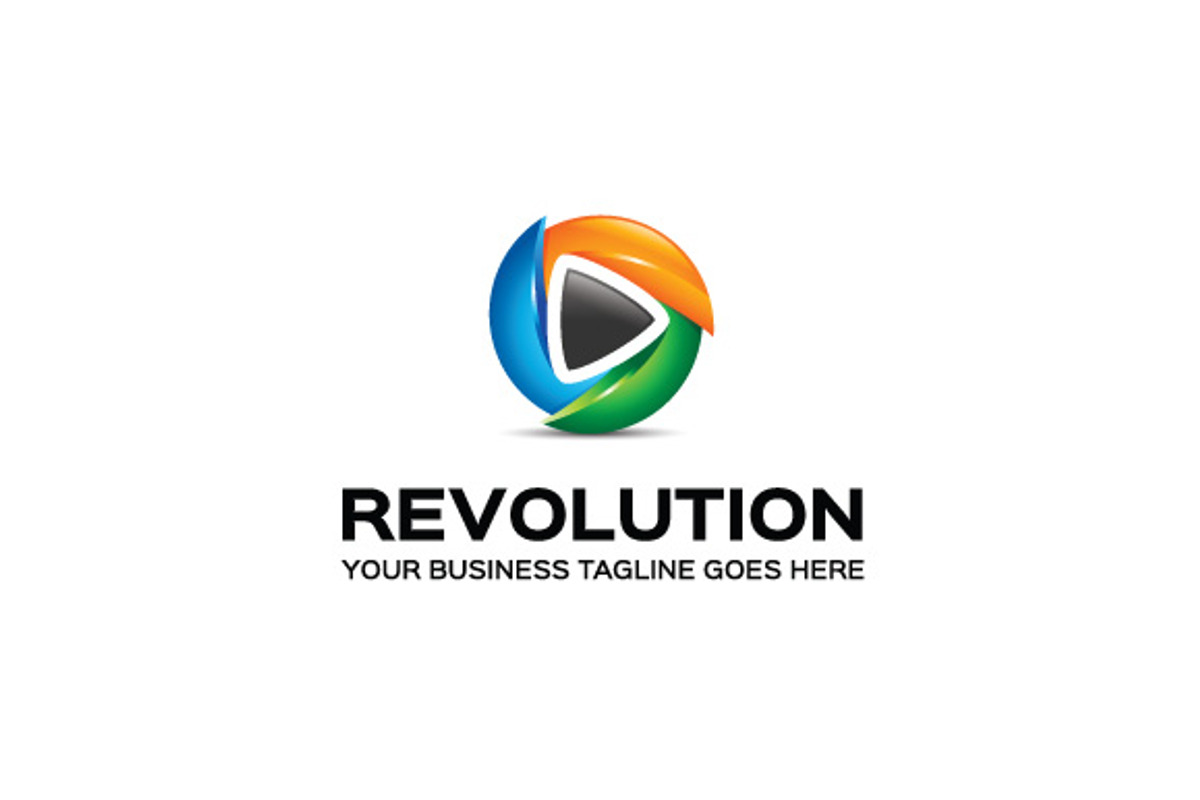 Revolution Logo Template, a Branding & Logo Template by The Branding Fusion