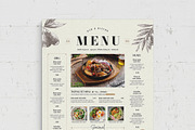 Menu Template, a Flyer Template by BrandPacks (Thumbnail 1 of 2)