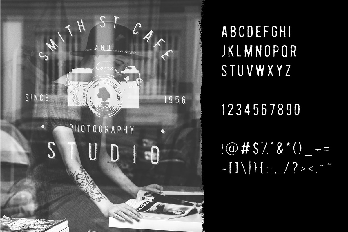 Stamp & Co - Vintage Stamp Font, a Font by Tropical Type (Photo 8 of 8)