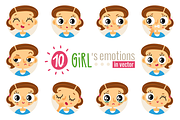 Boy&Girl - cute emotions set, a Person Illustration by Zhe Vasylieva (Thumbnail 3 of 4)