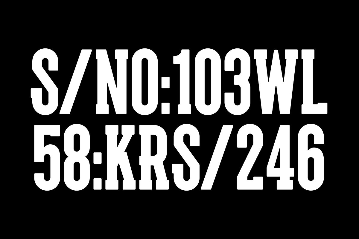 Bokarms | Slab & Stencil, a Slab Serif Font by ESEM (Photo 3 of 11)