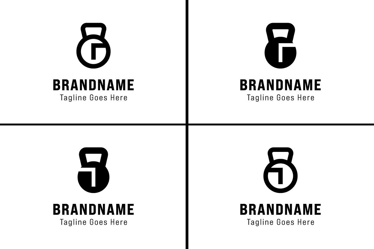 Letter G and J Kettlebell Gym Logo, a Branding & Logo Template by Pray Art Design Studio