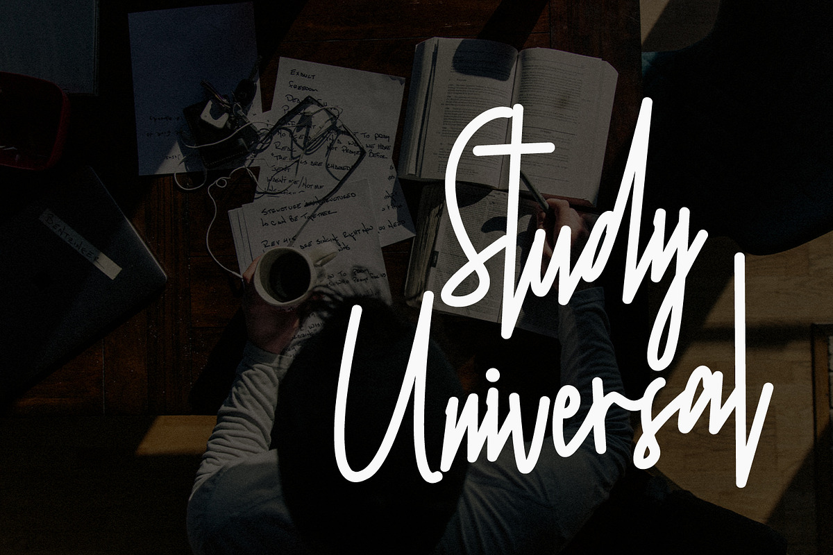 Cashter Casual Script Sans Font, a Script Font by Maulana Creative (Photo 3 of 7)