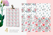 Watercolor Floral Collection, a Decorative Illustration by karakotsya (Thumbnail 2 of 8)