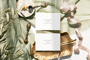 Card Mockup 5x3.5 RSVP Olive, a Merchandise Mockup by PawMockups (Thumbnail 6 of 10)