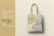 Dog - one line illustrations, an Animal Illustration by Anna.Klets (Thumbnail 7 of 12)