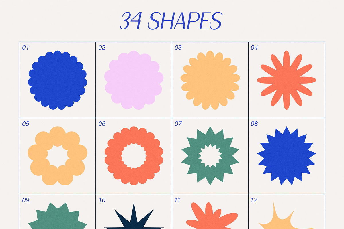 Retro Abstract Vector Shapes, an Object Graphic by ArtFM (Photo 11 of 13)