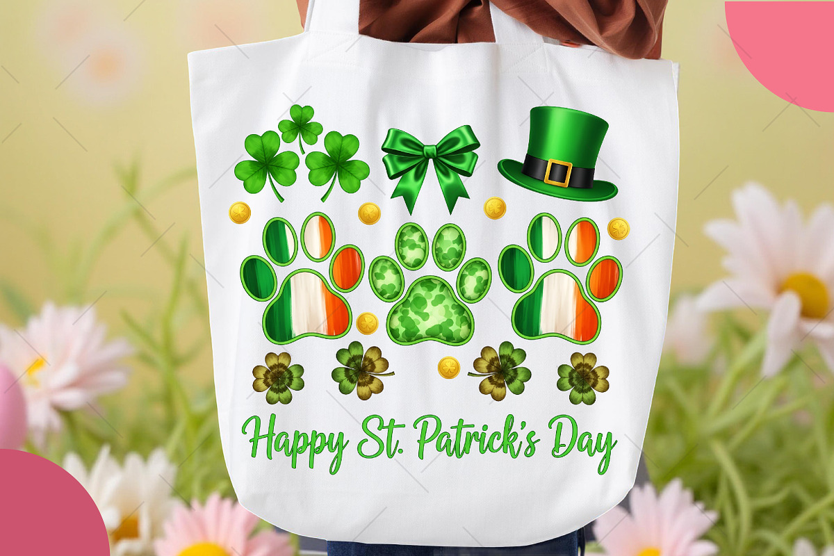 Dog St Patrick's Day Shamrock Png, an Illustration by OK Design (Photo 5 of 6)