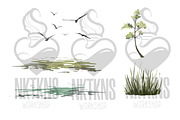 Trees Watercolor clipart. Forest, a Decorative Illustration by NKTKNS (Thumbnail 5 of 8)