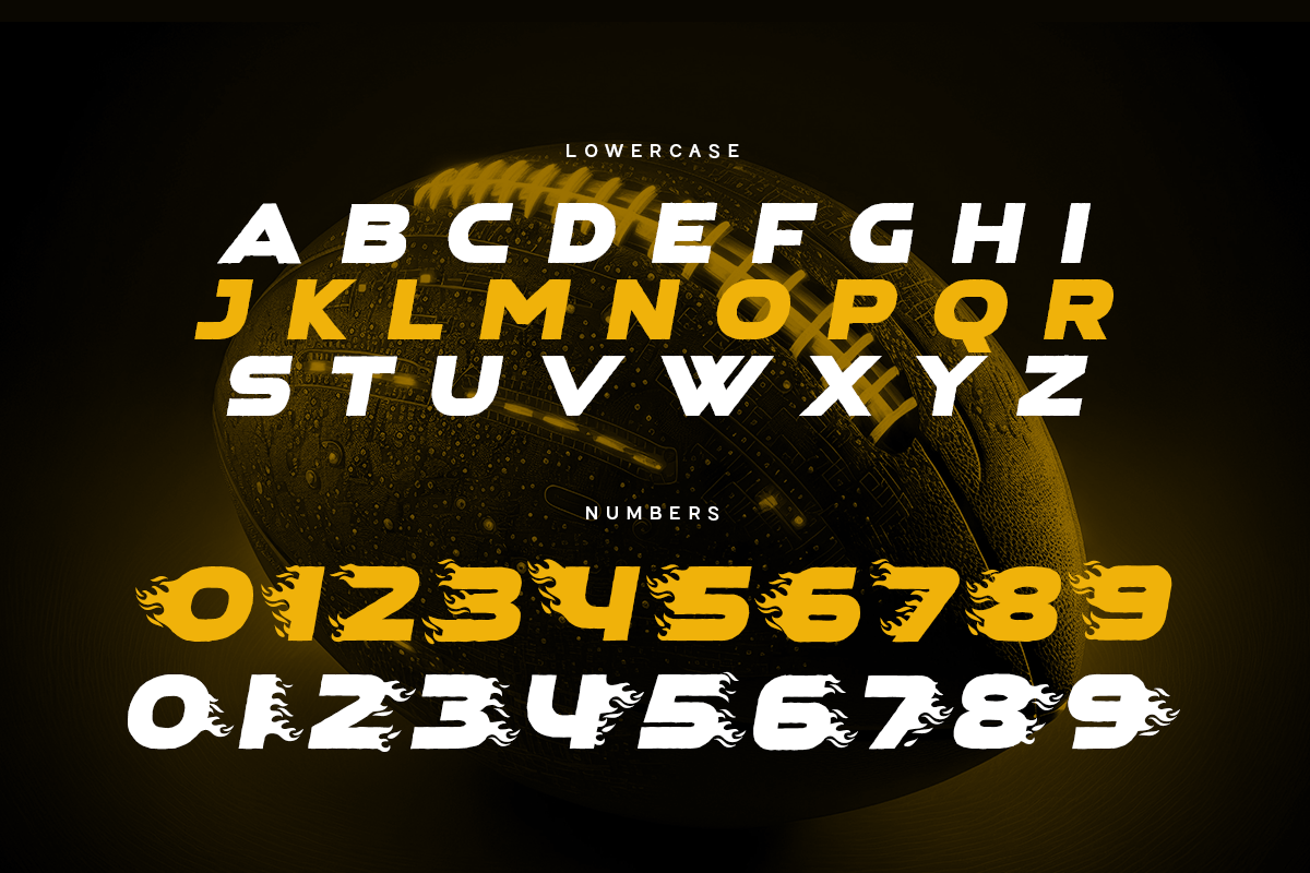 Speed - Futuristic Modern Sport Font, a Sans Serif Font by Hamz Studio (Photo 13 of 15)