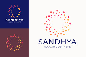 Modern Gradient Dot Circle Logo, a Branding & Logo Template by Signatoro