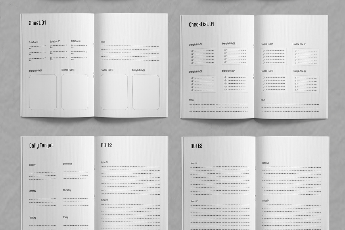 Daily Planner Layout, a Stationery Template by ContestDesign (Photo 4 of 4)
