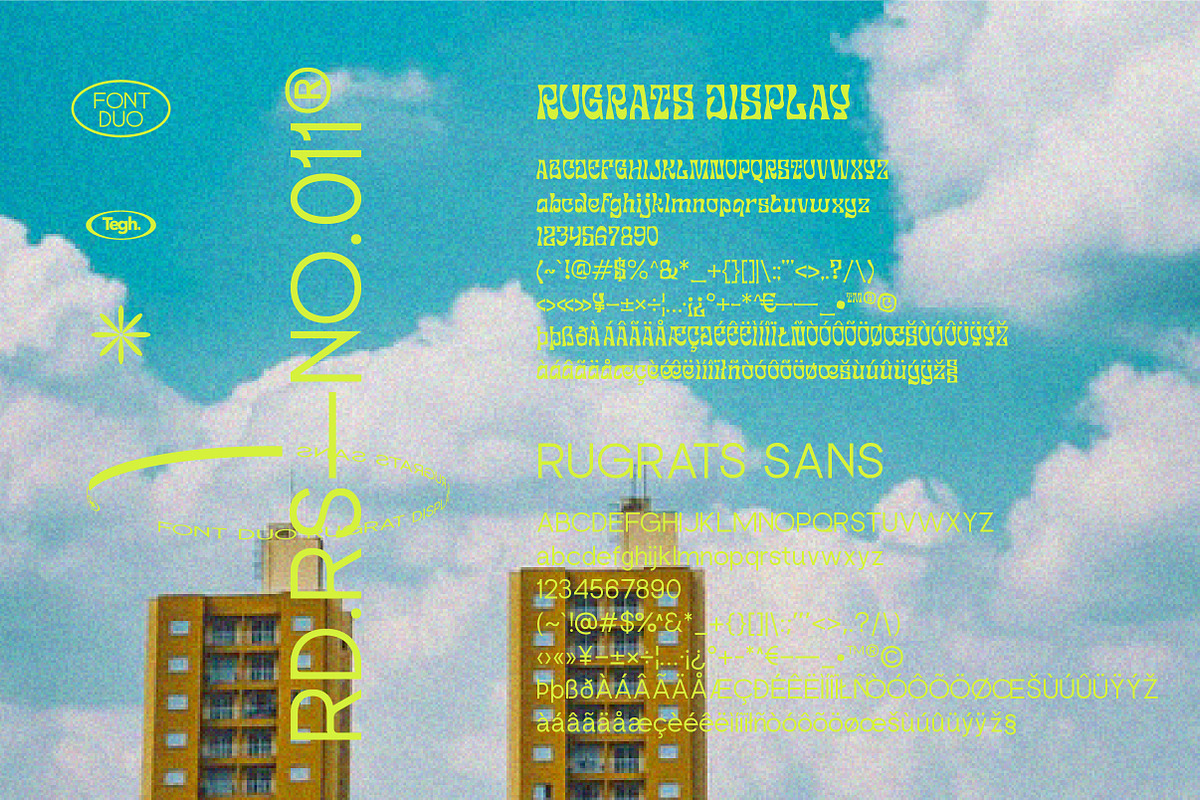 Rugrats font duo + badge, a Font by Tegh co. (Photo 13 of 16)