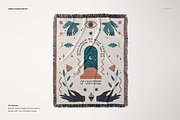 Fringed Woven Throw Blanket Mockup 5, a Household Mockup by creatsy5 (Thumbnail 10 of 12)