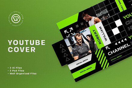 Sport Youtube Cover, a Social Media Template by graphicook