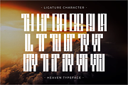 Heaven - Ultra Condensed Sans Serif, a Sans Serif Font by Pian45 Studio (Thumbnail 7 of 8)