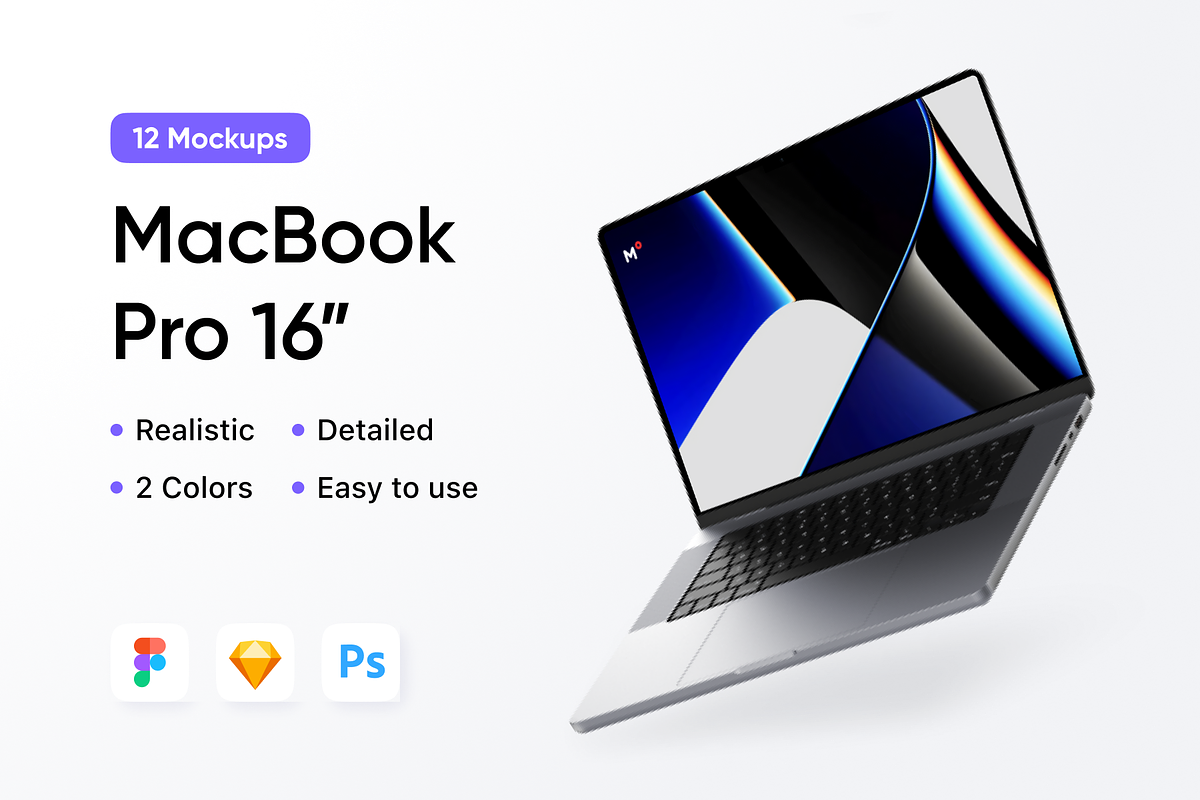 12 MacBook Pro 16 Mockups Scenes, an iPhone Mockup by 360 Mockups (Photo 1 of 6)