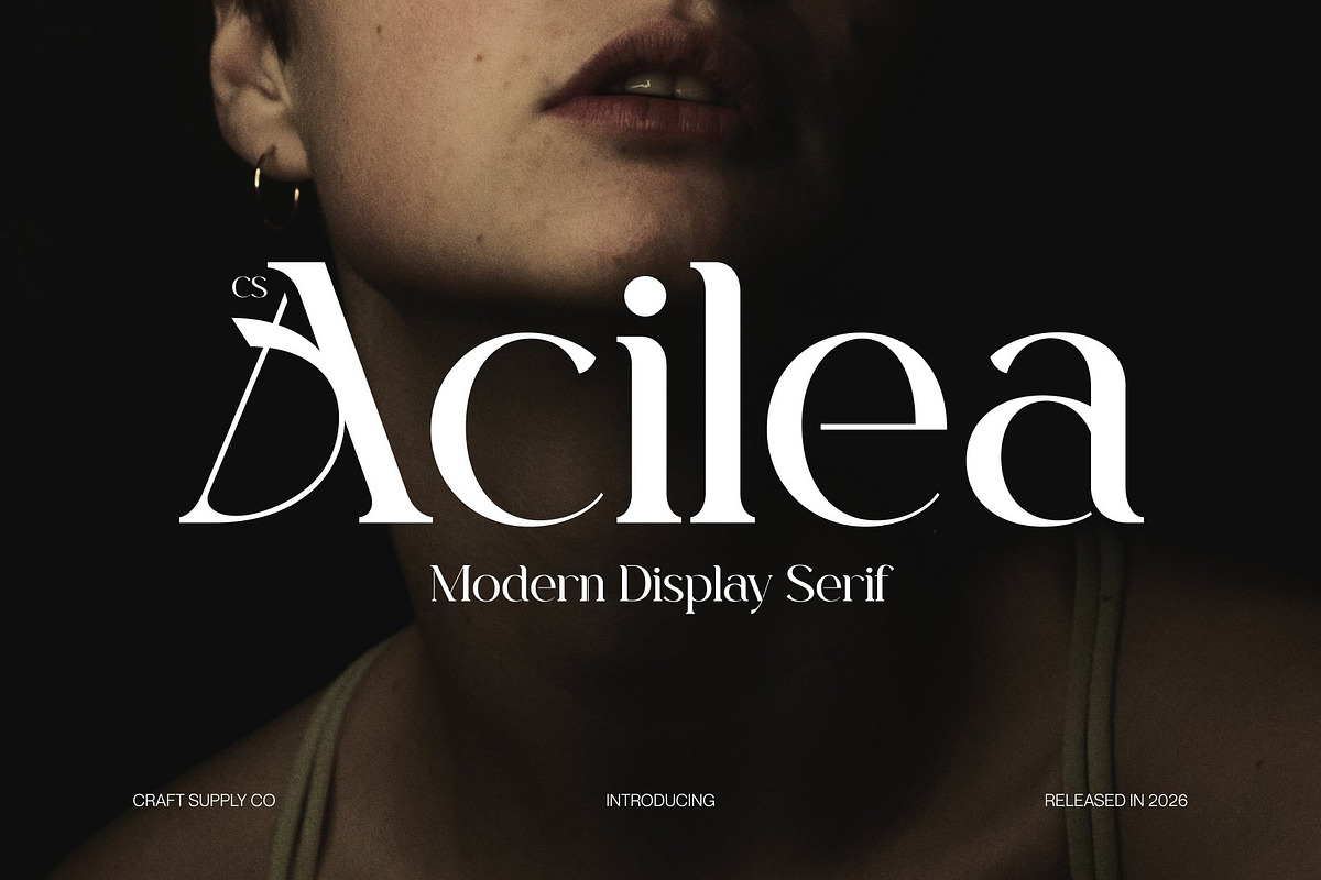 CS Acilea – Modern Serif Font, a Serif Font by Craft Supply Co. (Photo 1 of 8)