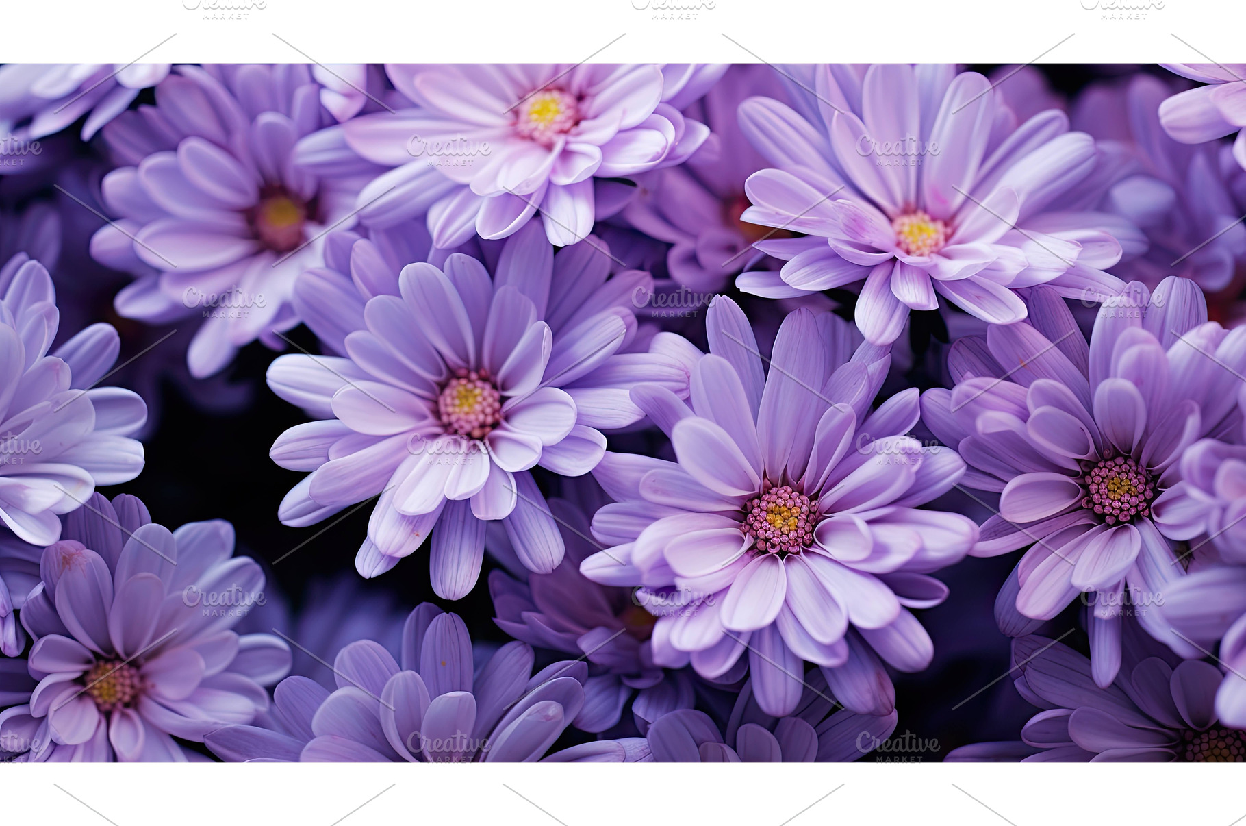 violet light purple flowers ai, a Technology Photo by pikepicture