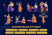 Diwali Activity 3D character, a Characters & Person 3D Model by orenjidesign (Thumbnail 4 of 8)