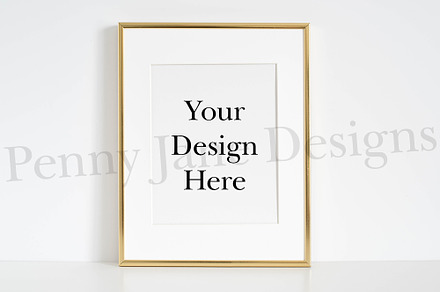 Frame Mockup Stock Photo