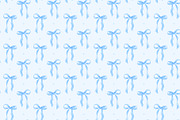 Watercolor Blue Bow Seamless Pattern, an Illustration by Stellalunarts (Thumbnail 2 of 4)