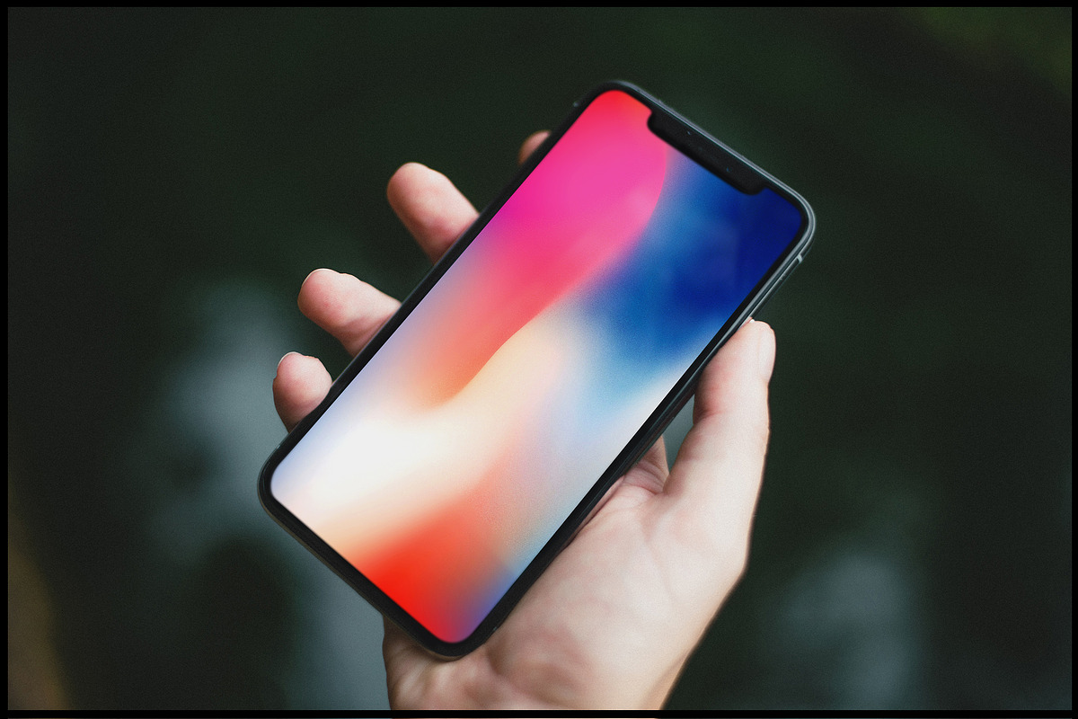 10 Authentic iPhone X Mockups, an iPhone Mockup by TomAnders (Photo 4 of 7)