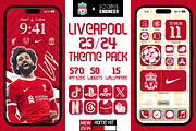 Liverpool FC 23/24 Theme Pack | Home, an Icon by IconsEngineer (Thumbnail 1 of 11)