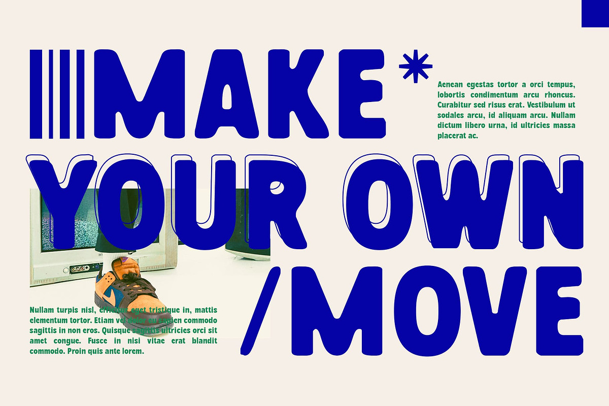 Becham Blur, a Sans Serif Font by Craft Supply Co. (Photo 5 of 8)