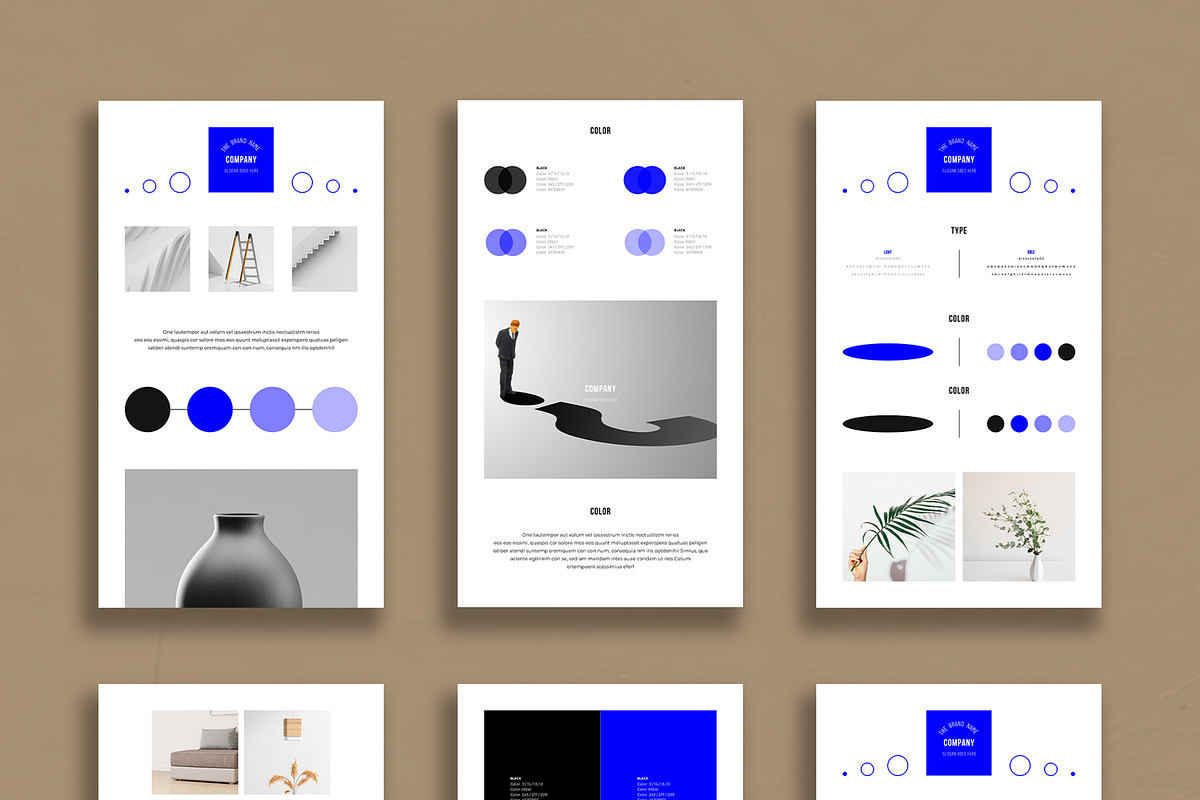 Brand Sheets Presentation Template, a Presentation Template by MightyDesign (Photo 2 of 7)