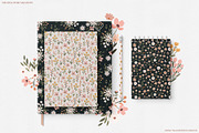 Wildflower Meadow pattern & clipart, a Pattern Graphic by Cozy pattern shop (Thumbnail 7 of 8)