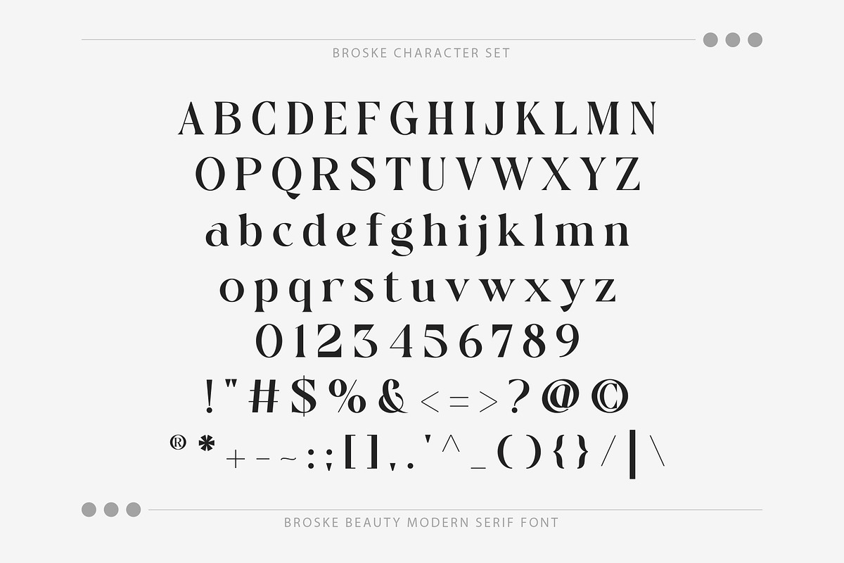 Broske, a Serif Font by Muflieart (Photo 7 of 9)