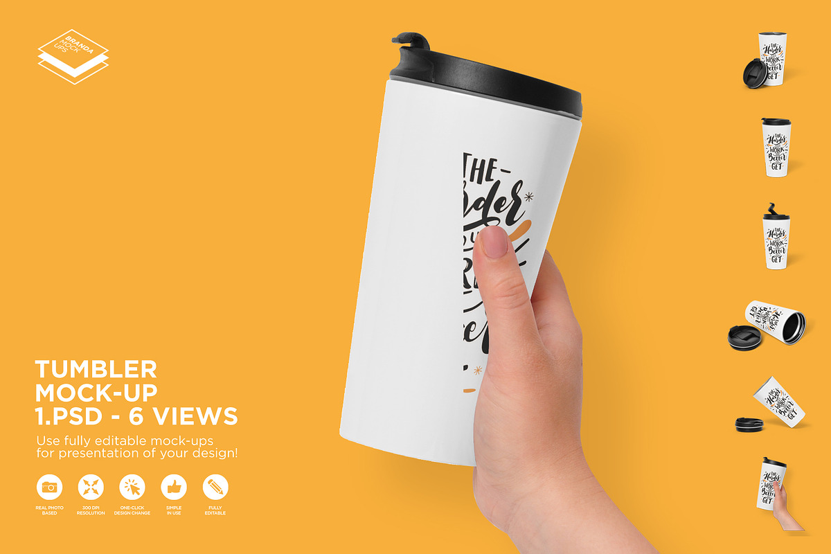 Tumbler Mock-up, a Cups & Container Mockup by Branda Keeps (Photo 1 of 17)
