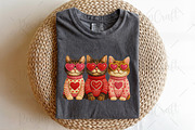 Faux Crochet Valentines Cats Png, an Illustration by OK Design (Thumbnail 5 of 6)