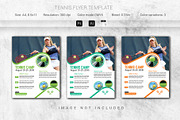 Tennis Camp Flyer Template, a Flyer Template by Creativpixl (Thumbnail 1 of 4)