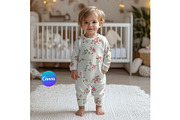 Toddler Pajama Mockup, a Product Mockup by EmpaviMockups (Thumbnail 3 of 8)
