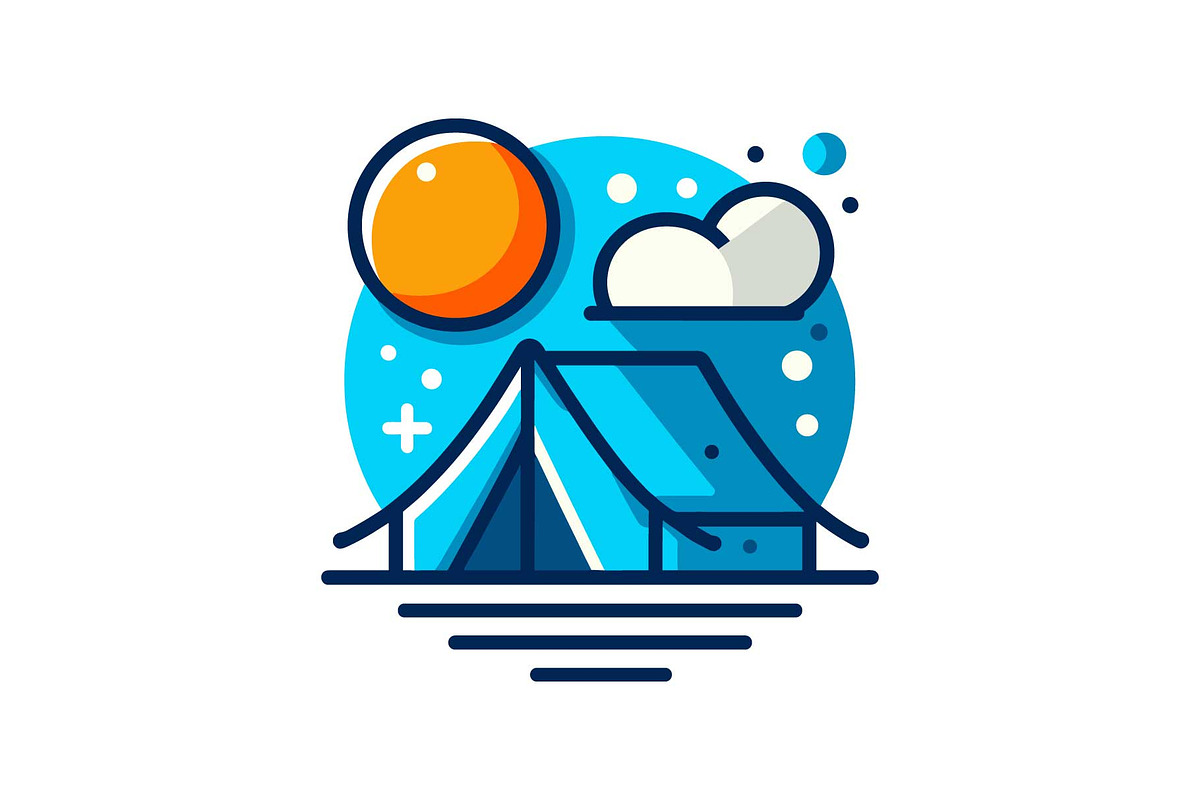 Camping Adventure Icon Set, an Object Graphic by Designs_River (Photo 8 of 13)