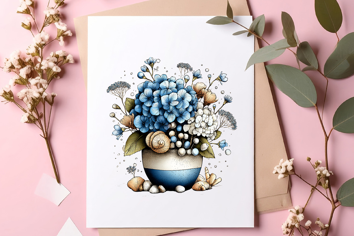 Whimsical Coastal Clipart, an Illustration by SinaCreation (Photo 6 of 7)