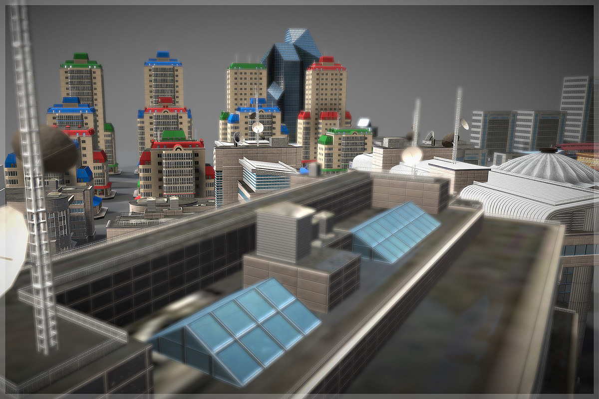 Buildings Pack, an Architecture 3D Model by Beatheart Creative Studio (Photo 6 of 15)