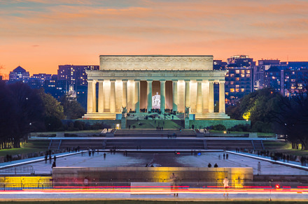 Abraham Lincoln Memorial in Washington, D.C. United States