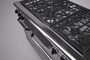 48 inch Gas Range Cooker, a Furniture 3D Model by kjpargeterimages (Thumbnail 4 of 12)