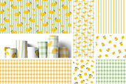 Lemon Garden Seamless Patterns, a Pattern Graphic by EltaMaxArt (Thumbnail 5 of 6)