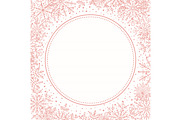 Winter Vector Frame With Arabesques, a Pattern Graphic by FineArtStudio (Thumbnail 1 of 3)