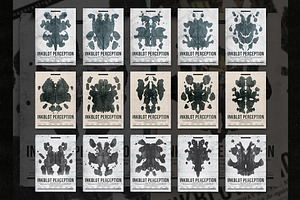 Inkblot Perception Flyer Template