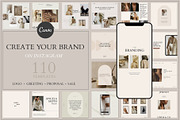 CANVA & PS / Create Your Brand, a Social Media Template by Simple có (Thumbnail 1 of 13)