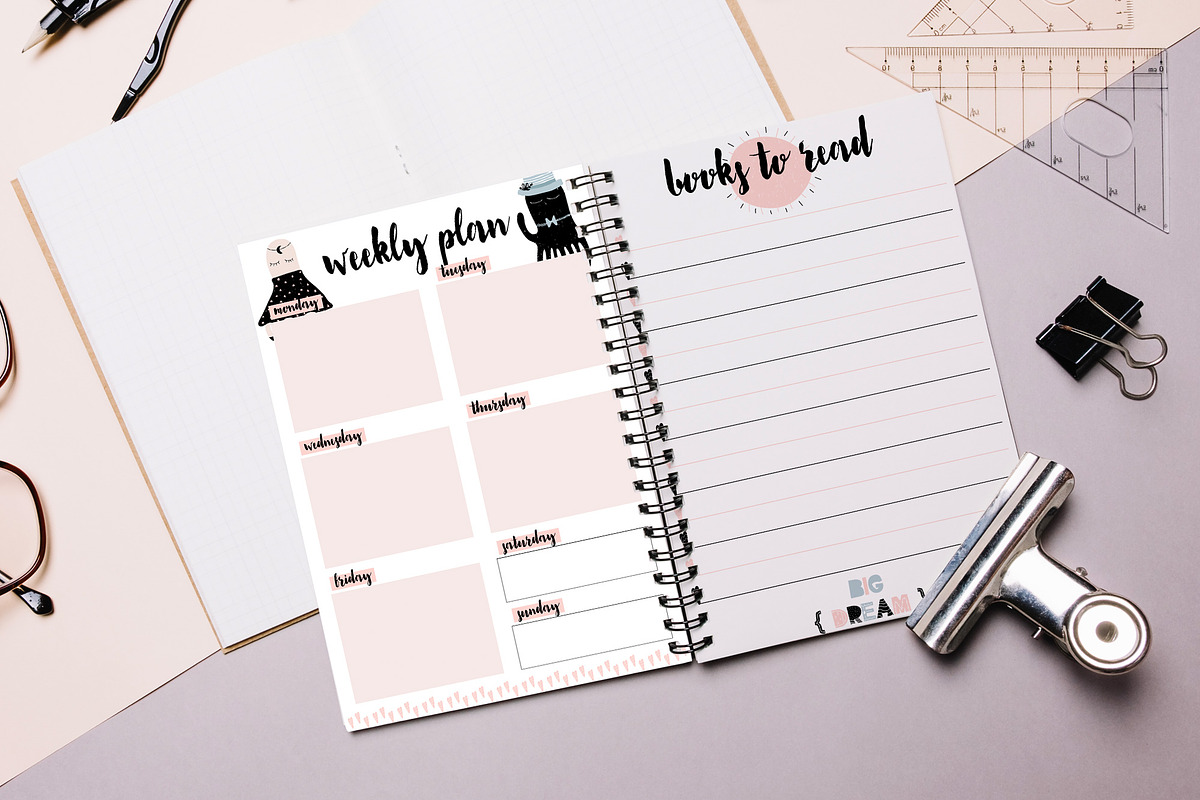 Planner Template, an Object Graphic by Alyonka_lis (Photo 4 of 10)