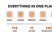 Real Estate Agent GoodNotes Planner, a Books & Magazine Mockup by Modernastic - Canva (Thumbnail 3 of 3)