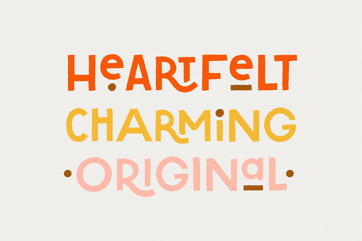Kocha | Playful Ligature Font, a Sans Serif Font by Point and Poem (Photo 4 of 14)