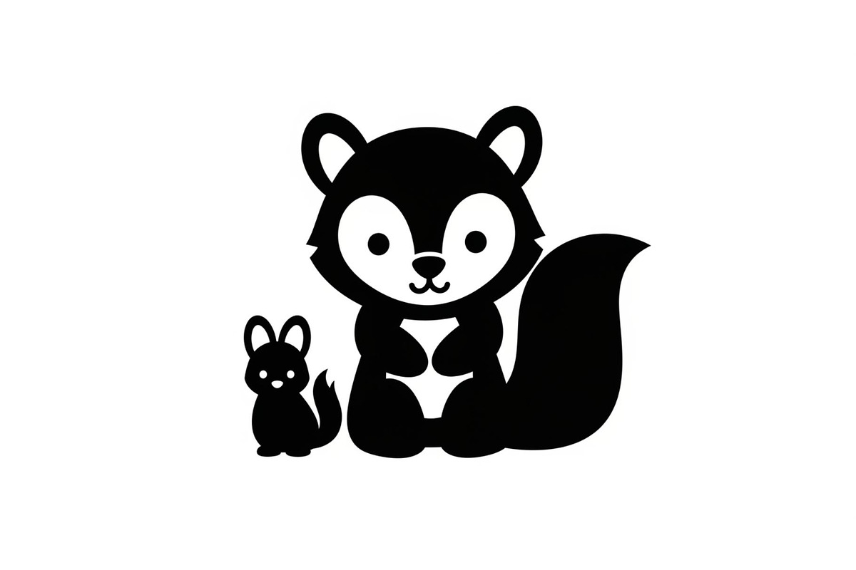 Cute Forest Animal Silhouette Bundle, an Illustration by Creativeshirt (Photo 8 of 54)