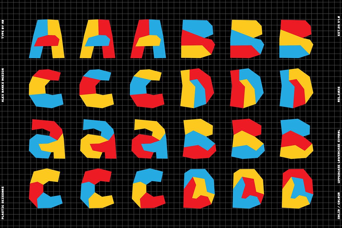 PLASTIC SCISSORS Playful Display, a Sans Serif Font by Alex-Banks Type (Photo 12 of 13)